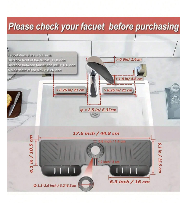 Escurridor Grifo Tapete imagen 5